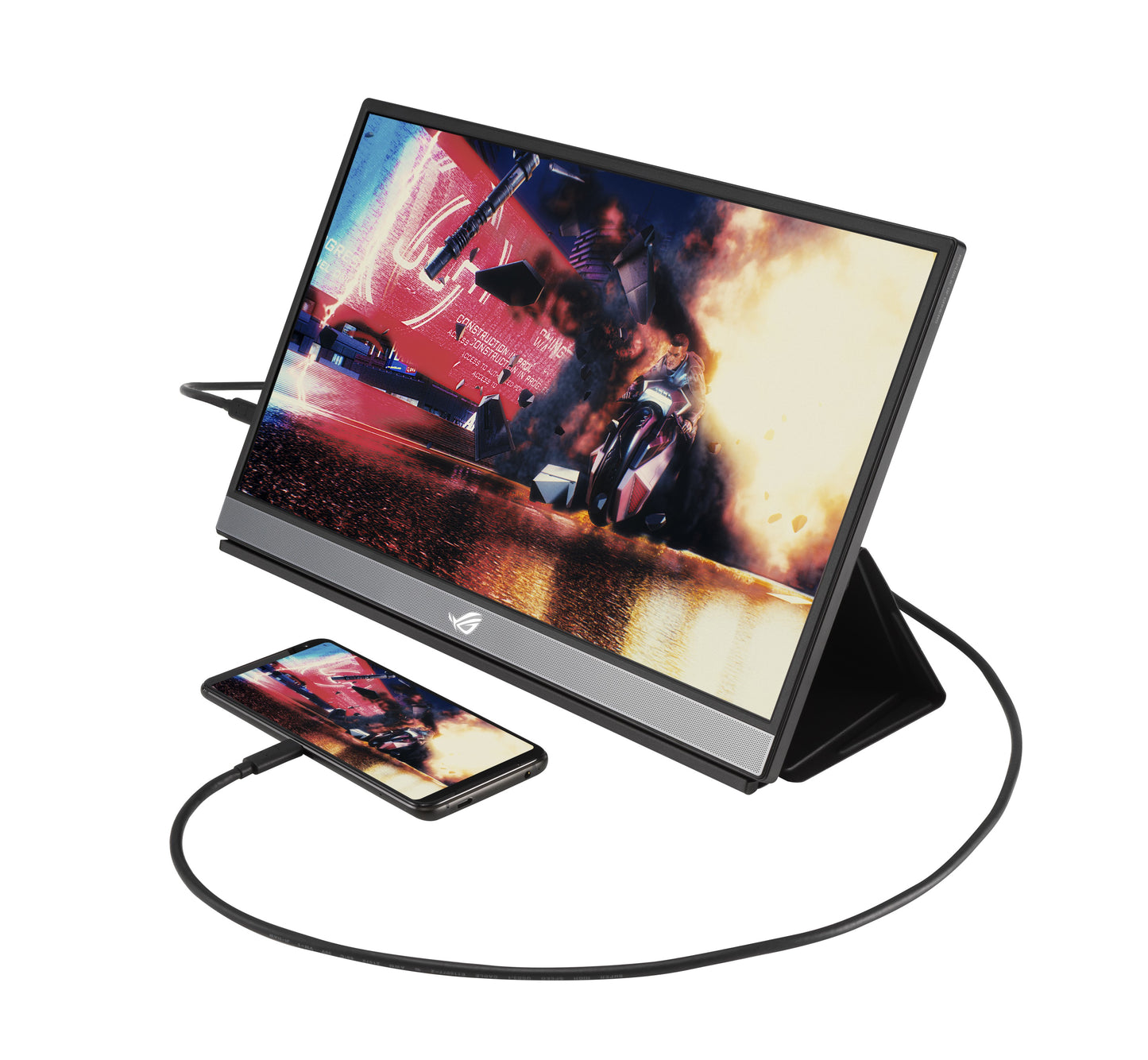 ASUS ROG Strix XG17AHPE computer monitor 17.3" 1920 x 1080 pixels Full HD LCD Black
