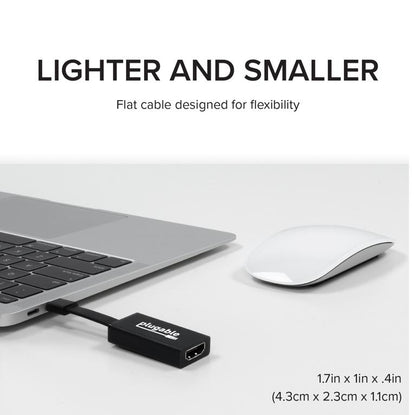 Plugable Technologies USBC-THDMI USB graphics adapter 3840 x 2160 pixels Black