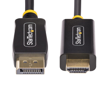 StarTech.com 10F-DP-HDMI-4K60-HDR video cable adapter 118.1" (3 m) DisplayPort HDMI Type A (Standard) Black