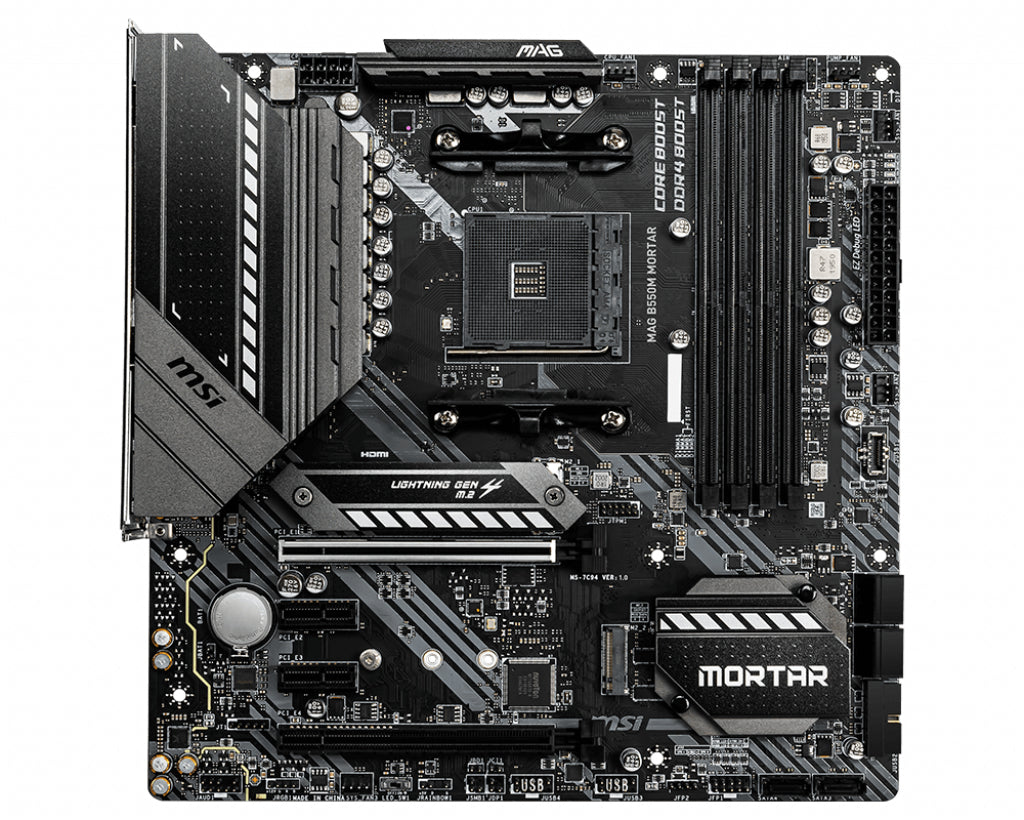 MSI MAG B550M Mortar AMD B550 Socket AM4 micro ATX