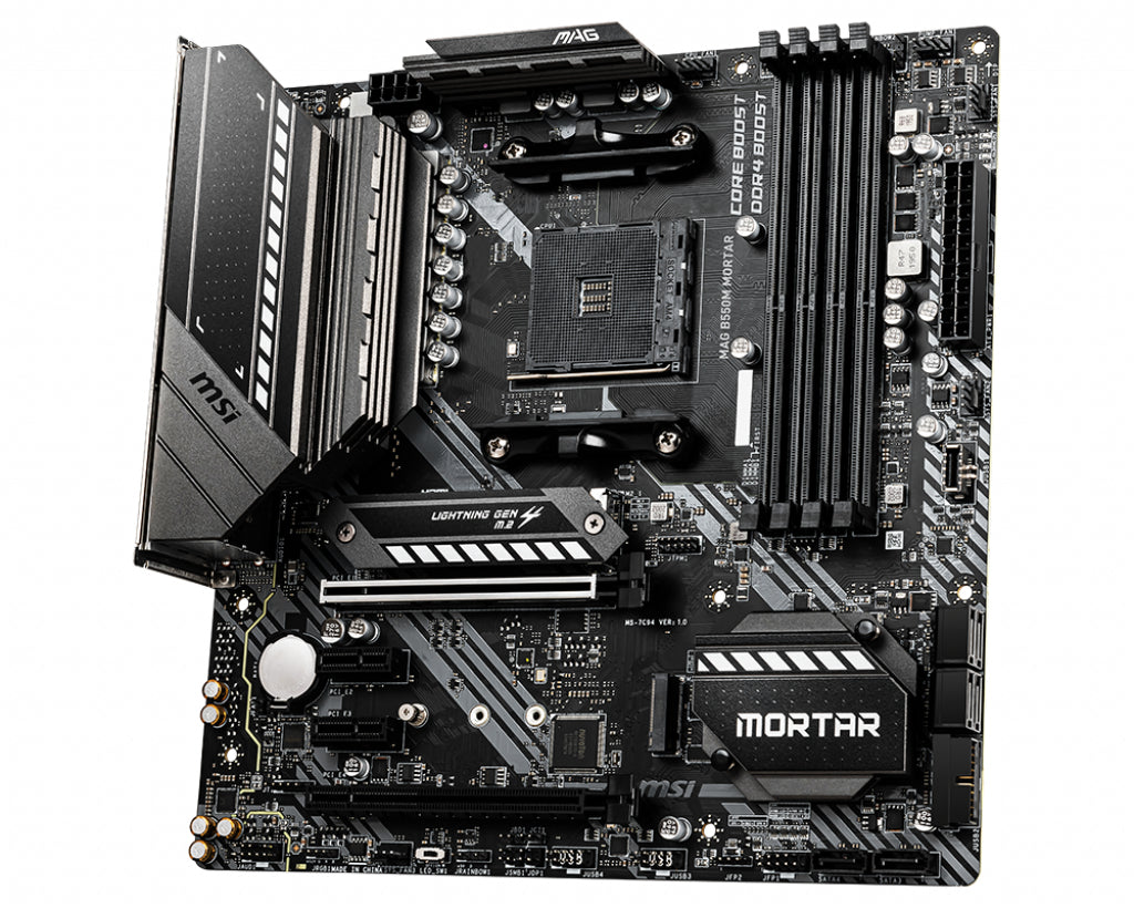 MSI MAG B550M Mortar AMD B550 Socket AM4 micro ATX