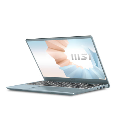MSI Modern 14 B11MO-211 Intel® Core™ i3 i3-1115G4 Laptop 14" Full HD 8 GB DDR4-SDRAM 512 GB SSD Wi-Fi 5 (802.11ac) Windows 10 Home Blue