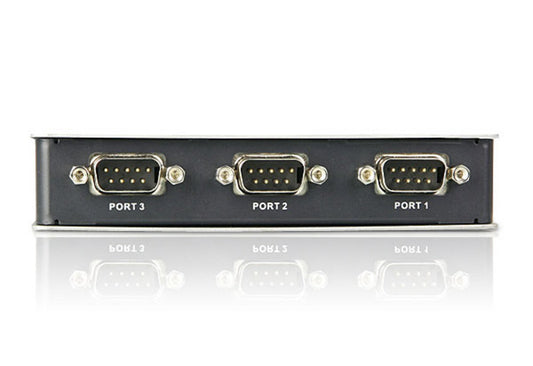 ATEN UC2324-AT laptop dock/port replicator USB 2.0 Type-B Metallic
