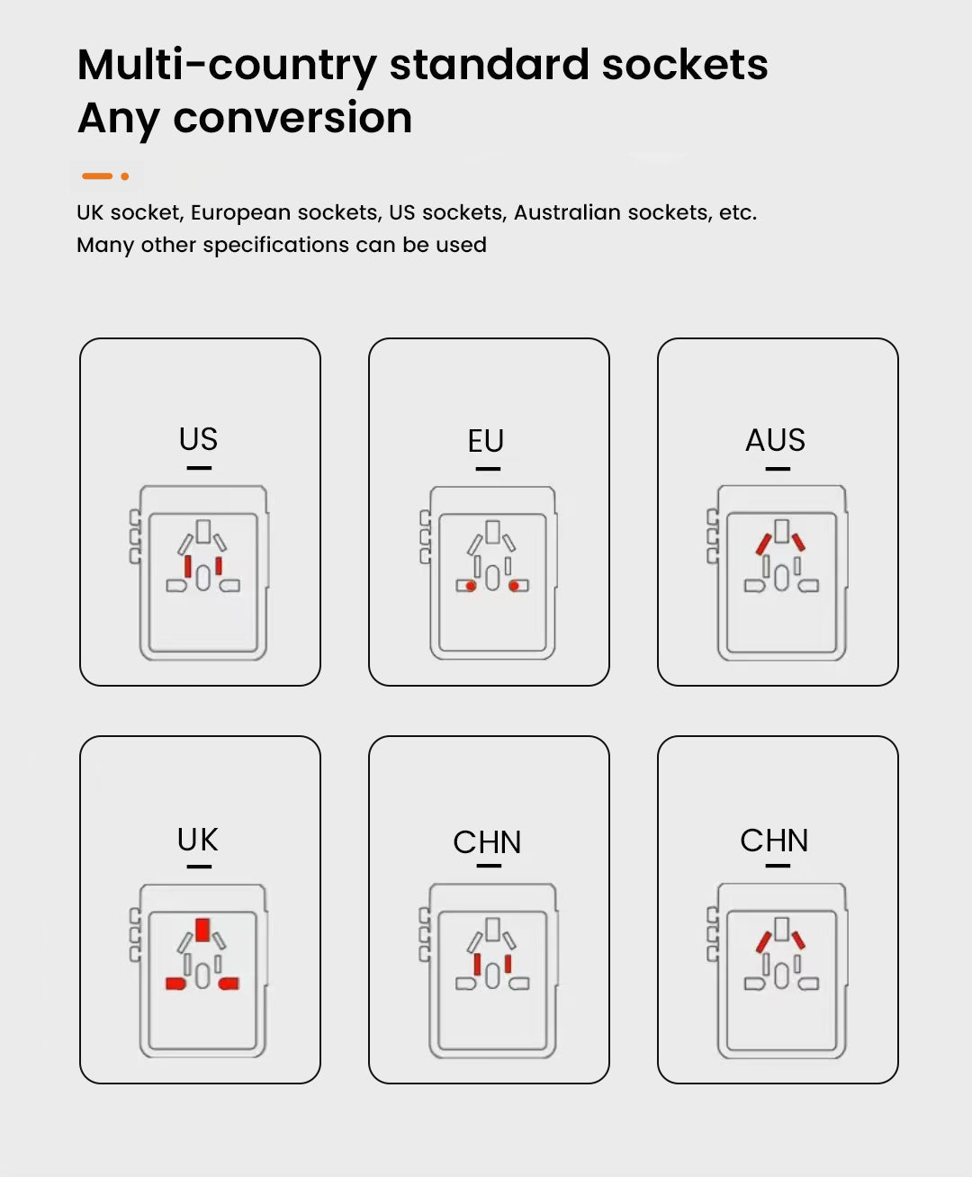 35W Universal Travel Adapter