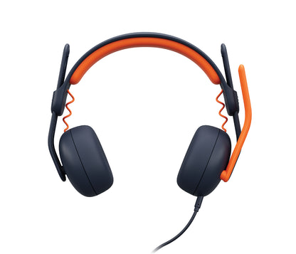 Logitech 981-001362 headphones/headset Wired Head-band Education USB Type-A Blue, Orange