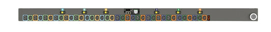 Vertiv Geist MNR5MHB1-36PNB8-5CS15A0A10-S-A power distribution unit (PDU) 36 AC outlet(s) 0U Black