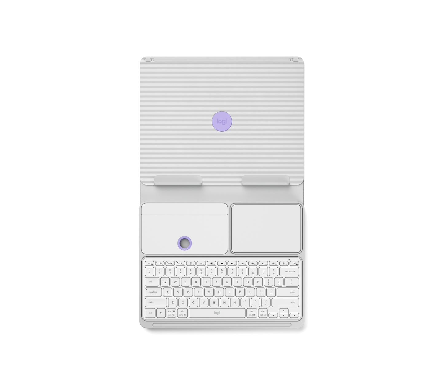 Logitech 920-011238 mobile device keyboard QWERTY English Bluetooth Gray, Violet, White
