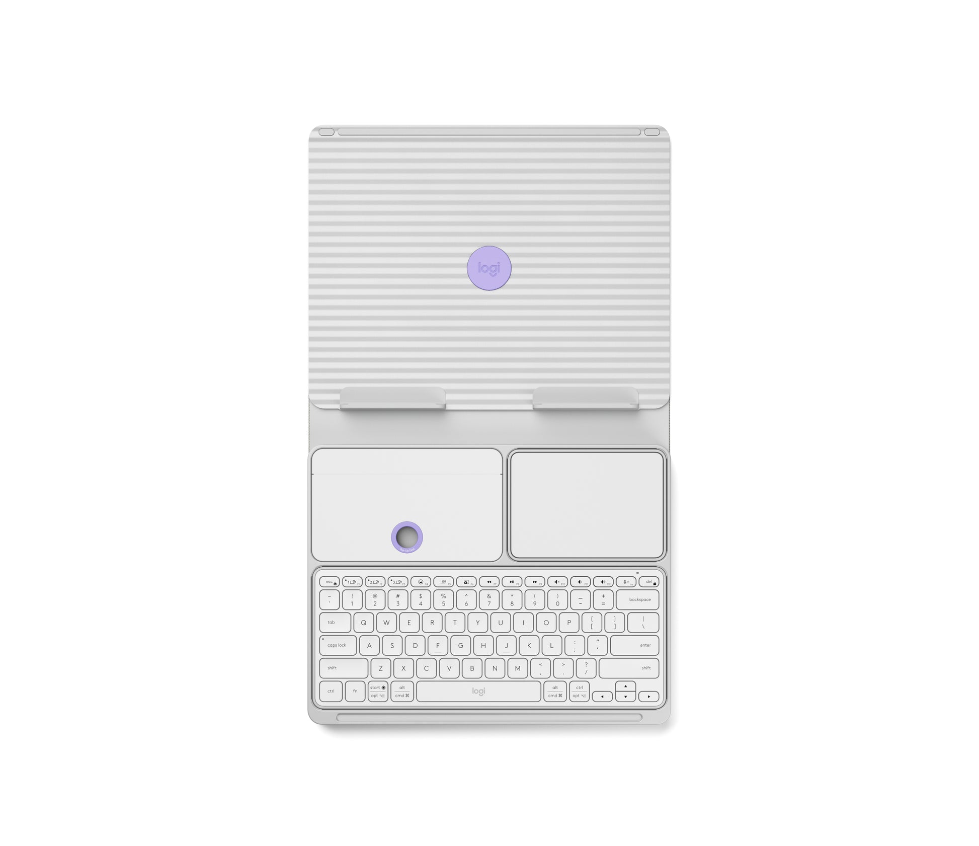 Logitech 920-011238 mobile device keyboard QWERTY English Bluetooth Gray, Violet, White