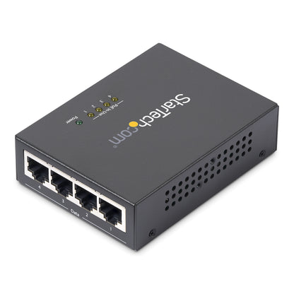StarTech.com POEINJ4G network extender Network transmitter Black