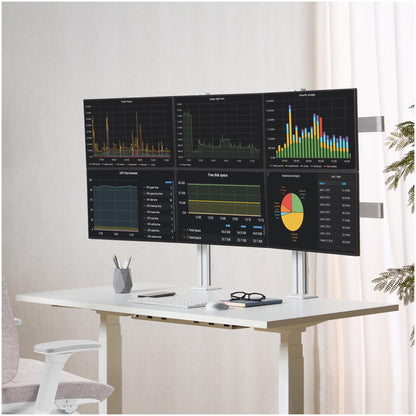 StarTech.com 6-MONITOR-ARM-A monitor mount / stand 32" Desk White
