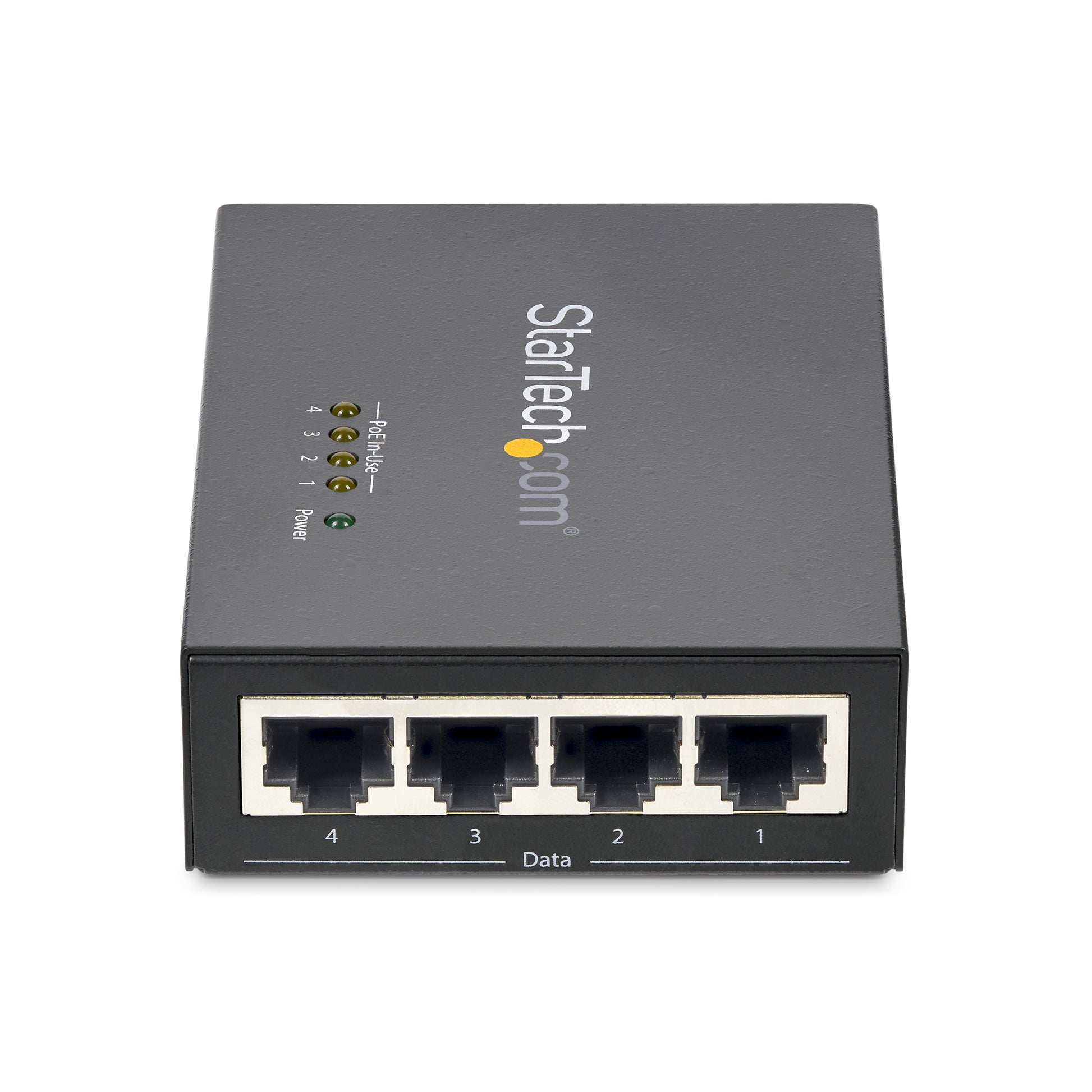 StarTech.com POEINJ4G network extender Network transmitter Black