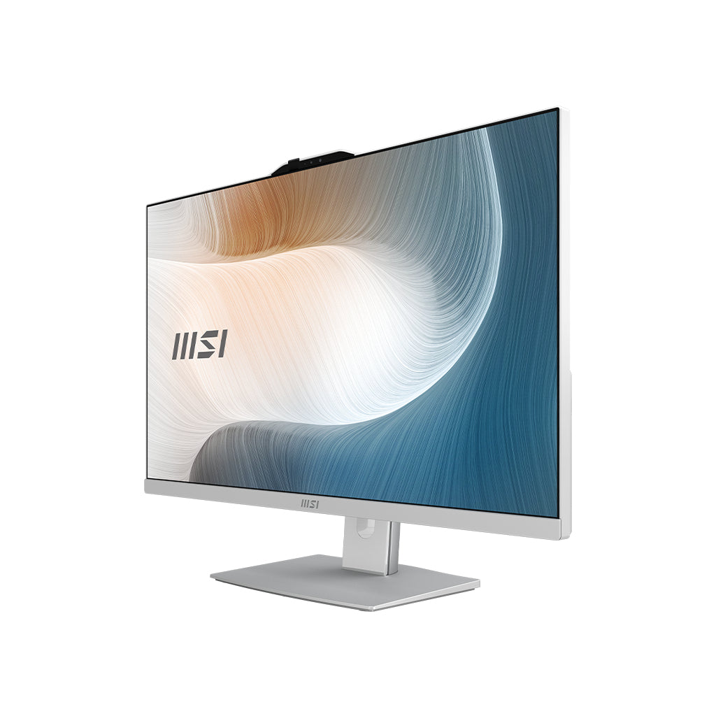 MSI Modern AM272P 1M-823US Intel Core 5 120U 27" 1920 x 1080 pixels All-in-One PC 16 GB DDR5-SDRAM 1 TB SSD Windows 11 Home Wi-Fi 6E (802.11ax) White
