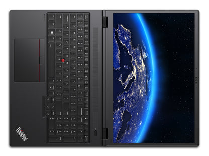 Lenovo ThinkPad P16v Gen 2 (Intel) Intel Core Ultra 7 165H Mobile workstation 16" WUXGA 16 GB DDR5-SDRAM 512 GB SSD NVIDIA RTX 1000 Ada Wi-Fi 6E (802.11ax) Windows 11 Pro English Black