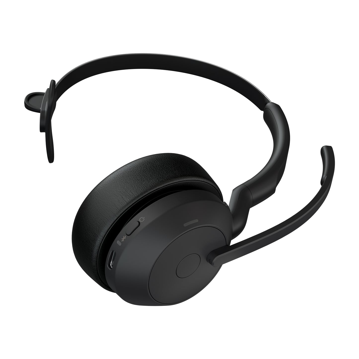 Jabra Evolve2 55 Headset Wired & Wireless Head-band Office/Call center Bluetooth Charging stand Black