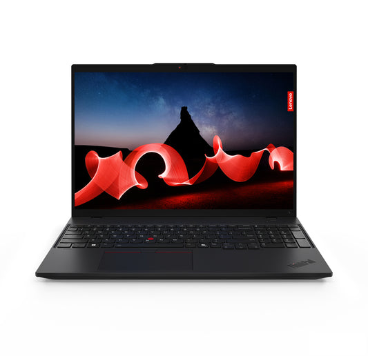 Lenovo ThinkPad L16 Gen 1 (Intel) Intel Core Ultra 5 135U Laptop 16" WUXGA 16 GB DDR5-SDRAM 256 GB SSD Wi-Fi 6E (802.11ax) Windows 11 Pro Arabic Black
