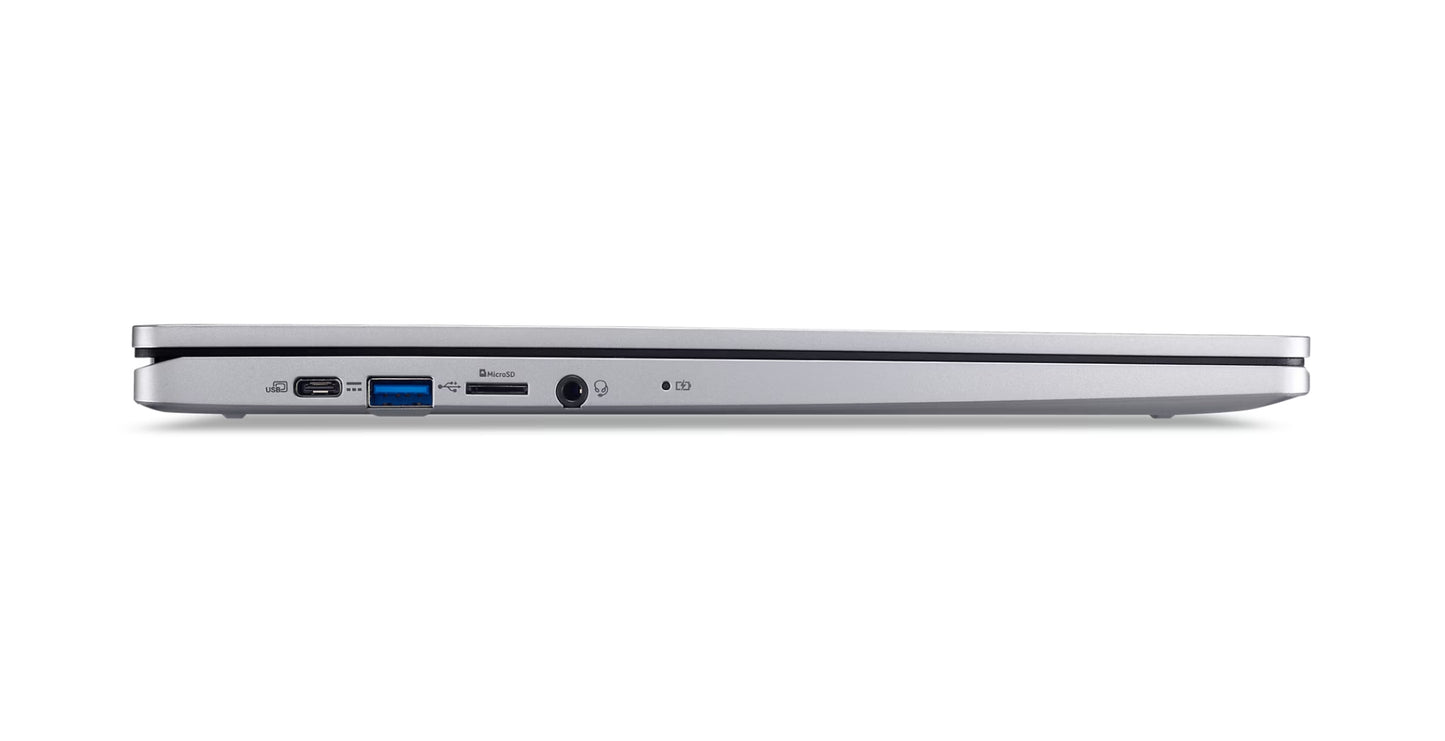 Acer Chromebook CB315-5H-C4Z5 Intel® N N100 15.6" Full HD 8 GB LPDDR5-SDRAM 64 GB SSD Wi-Fi 6E (802.11ax) ChromeOS Silver