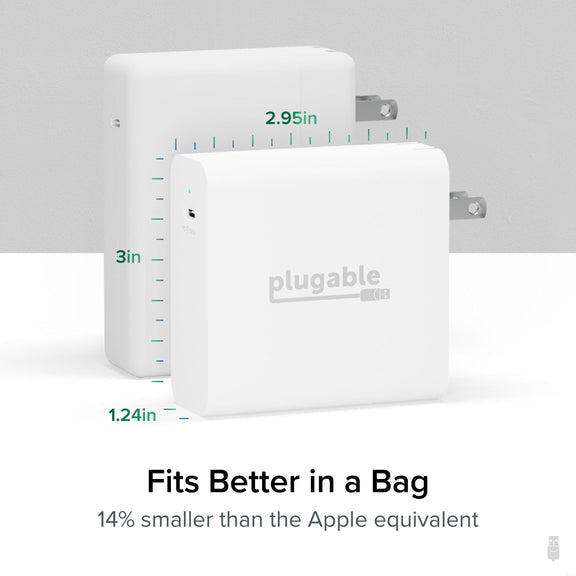 Plugable Technologies PS-EPR-140C1 mobile device charger Universal White AC Fast charging Indoor