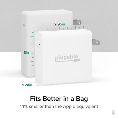 Plugable Technologies PS-EPR-140C1 mobile device charger Universal White AC Fast charging Indoor