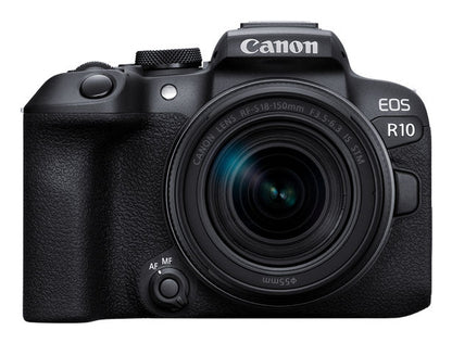Canon R10 RF-S18-150mm F3.5-6.3 IS STM MILC 24.2 MP CMOS 6000 x 4000 pixels Black