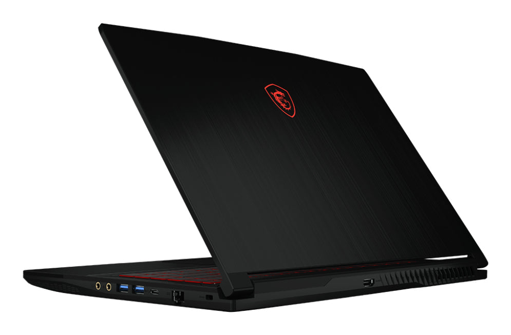 MSI Gaming THIN GF63 12VE-437US laptop Intel® Core™ i5 i5-12450H 15.6" Full HD 8 GB DDR4-SDRAM 512 GB SSD NVIDIA GeForce RTX 4050 Wi-Fi 6 (802.11ax) Windows 11 Home Black