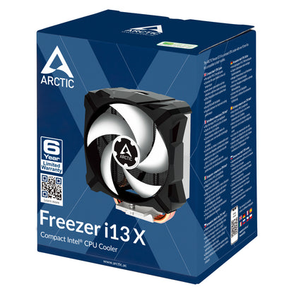 ARCTIC Freezer i13 X Processor Air cooler 3.62" (9.2 cm) Aluminum, Black, White 1 pc(s)