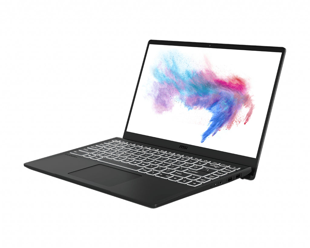 MSI Modern 14 B4MW-010 AMD Ryzen™ 5 4500U Laptop 14" Full HD 8 GB DDR4-SDRAM 256 GB SSD Wi-Fi 5 (802.11ac) Windows 10 Home Black