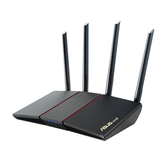 ASUS RT-AX55 wireless router Gigabit Ethernet Dual-band (2.4 GHz / 5 GHz) Black