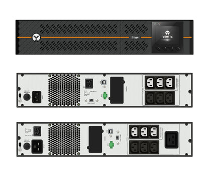 Vertiv Liebert EDGE-2200IRT2UXL uninterruptible power supply (UPS) Line-Interactive 2.2 kVA 1980 W 7 AC outlet(s)