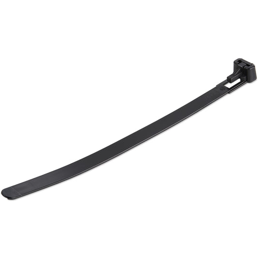 StarTech.com CBMZTRB6BK cable tie Releasable cable tie Nylon, Plastic Black 100 pc(s)