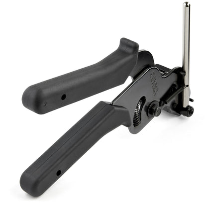 StarTech.com Metal Cable Tie Tool - Metal Zip Tie Tightener Tool - Stainless Steel Cable Tie Installation Gun - Tensioning & Cutting Zip Ties Tool - Tensioner & Cutter for Metal Tie Wrap