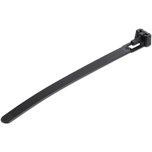StarTech.com CBMZTRB5BK cable tie Releasable cable tie Nylon, Plastic Black 100 pc(s)