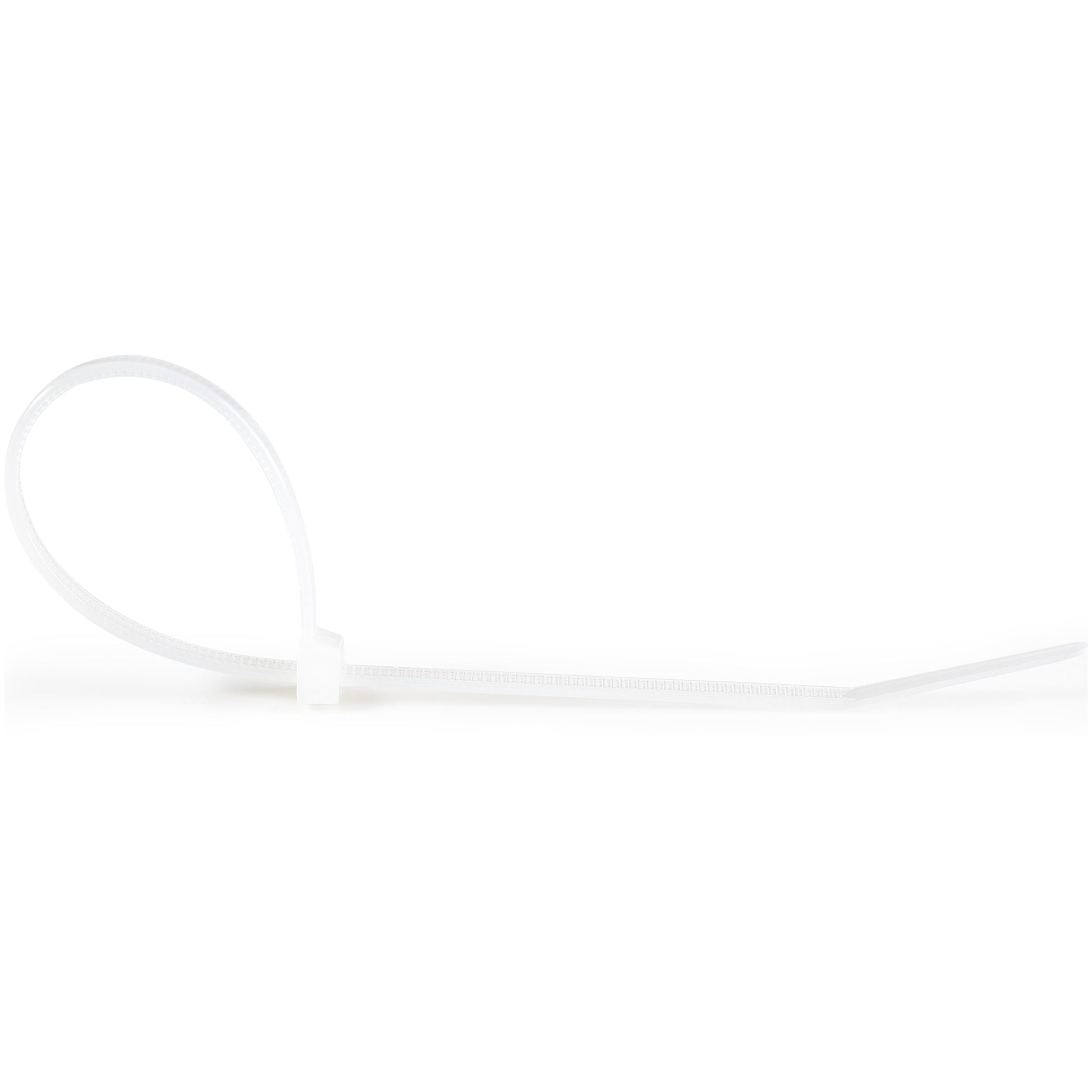 StarTech.com CBMZT8NK cable tie Releasable cable tie Nylon, Plastic White 1000 pc(s)