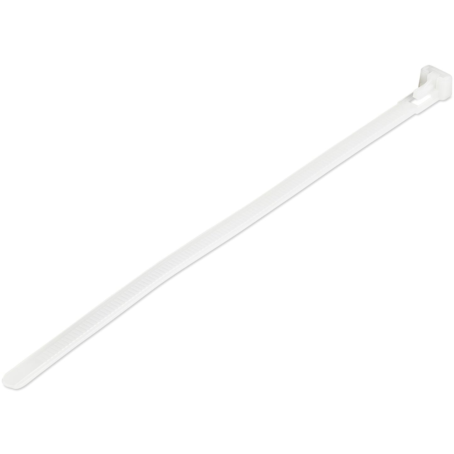 StarTech.com CBMZTRB8 cable tie Releasable cable tie Nylon, Plastic White