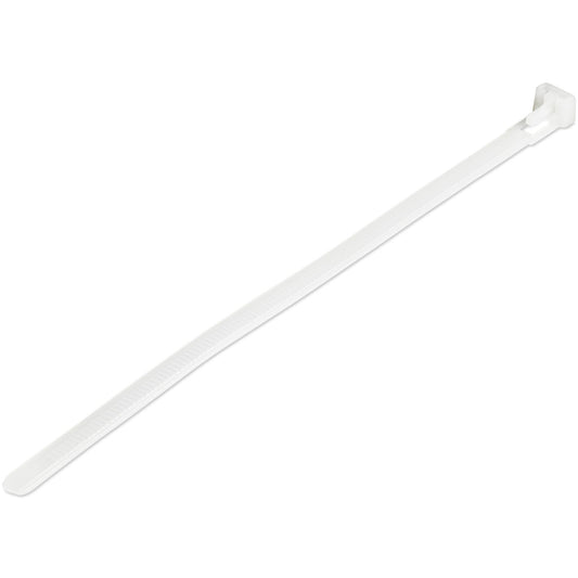 StarTech.com CBMZTRB8 cable tie Releasable cable tie Nylon, Plastic White