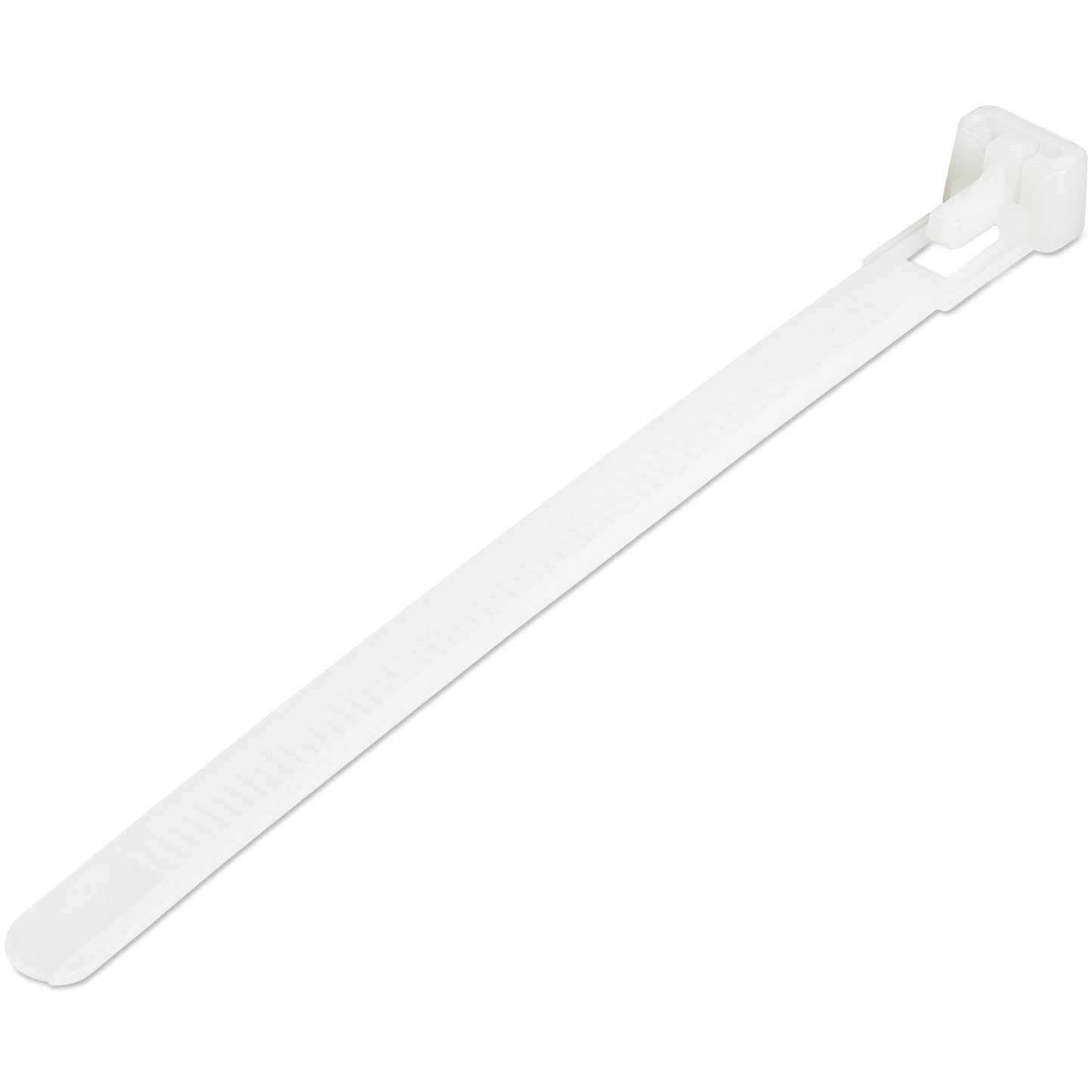 StarTech.com CBMZTRB5 cable tie Releasable cable tie Nylon, Plastic White 100 pc(s)