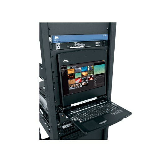 Middle Atlantic Products RM-KB-LCD17HD rack console 17.3" 1920 x 1080 pixels Metal Black 1U