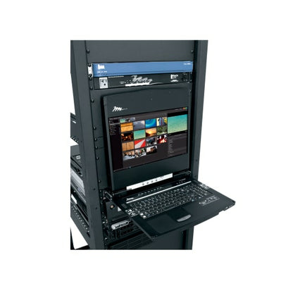 Middle Atlantic Products RM-KB-LCD17HD rack console 17.3" 1920 x 1080 pixels Metal Black 1U