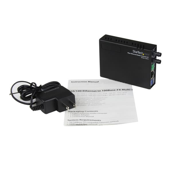 StarTech.com MCM110ST2 network media converter 100 Mbit/s 1310 nm
