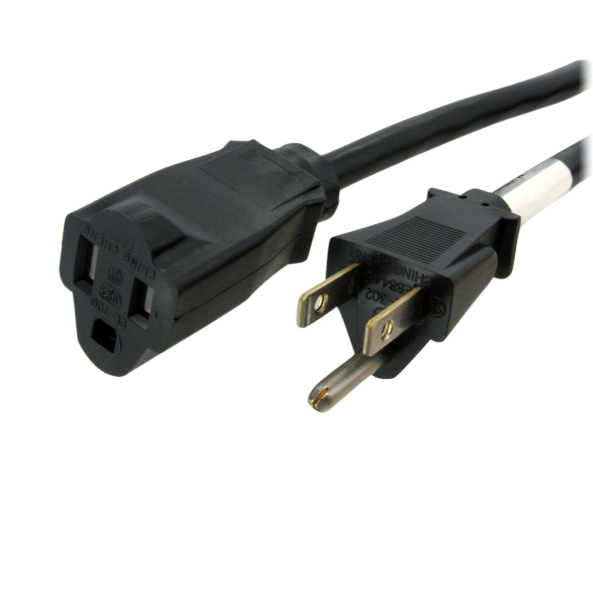 StarTech.com PAC10115 power cable Black 181.1" (4.6 m) NEMA 5-15R NEMA 5-15P