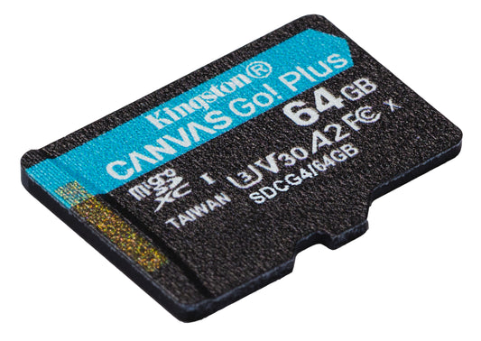 Kingston Technology Canvas Go! Plus 64 GB MicroSD UHS-I Class 10