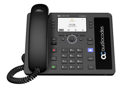 AudioCodes C435HD IP phone Black LCD