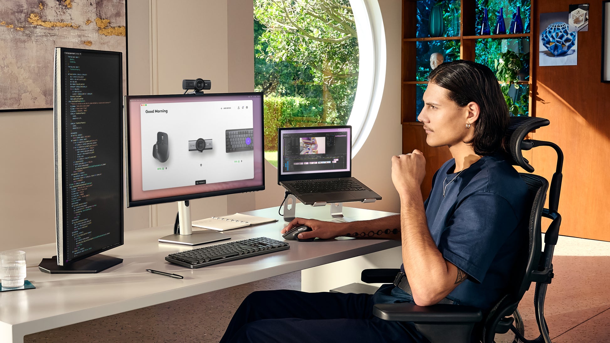 Logitech 960-001558 webcam 8.5 MP 3840 x 2160 pixels USB Black