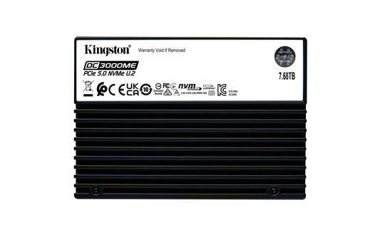 Kingston Technology DC3000ME 7.68 TB U.2 PCI Express 5.0 NVMe 3D eTLC