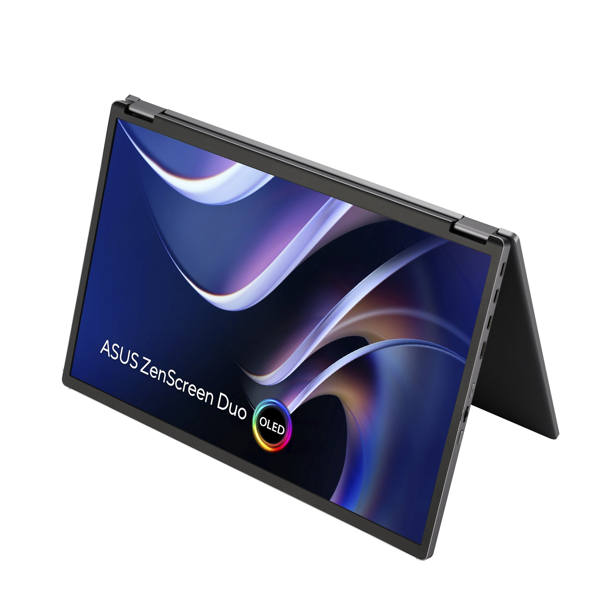 ASUS ZenScreen Duo OLED MQ149CD computer monitor 14" 1920 x 1200 pixels WUXGA Silver