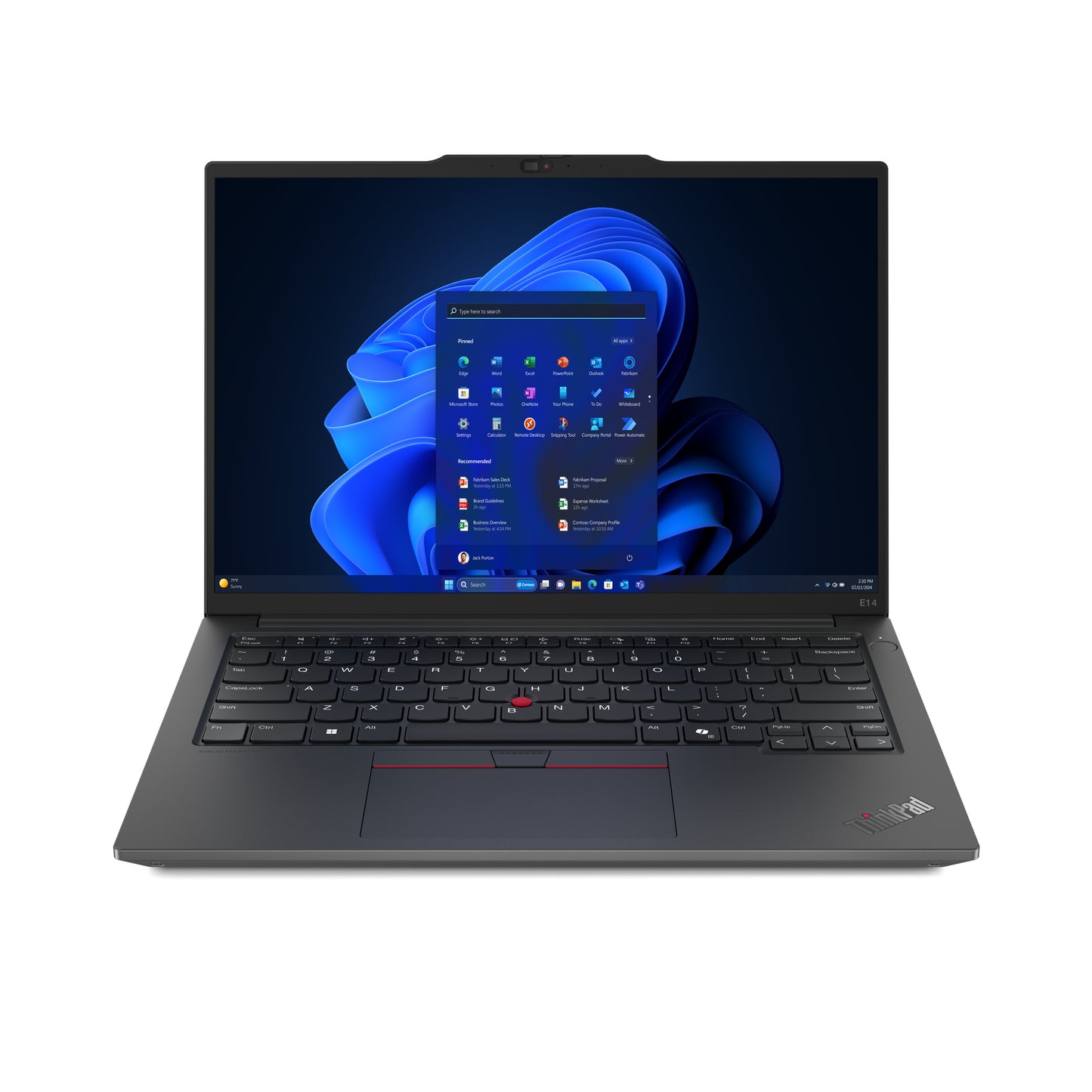 Lenovo ThinkPad E14 Gen 6 (AMD) AMD Ryzen™ 7 7735U Laptop 14" WUXGA 16 GB DDR5-SDRAM 512 GB SSD Wi-Fi 6 (802.11ax) Windows 11 Pro English Black