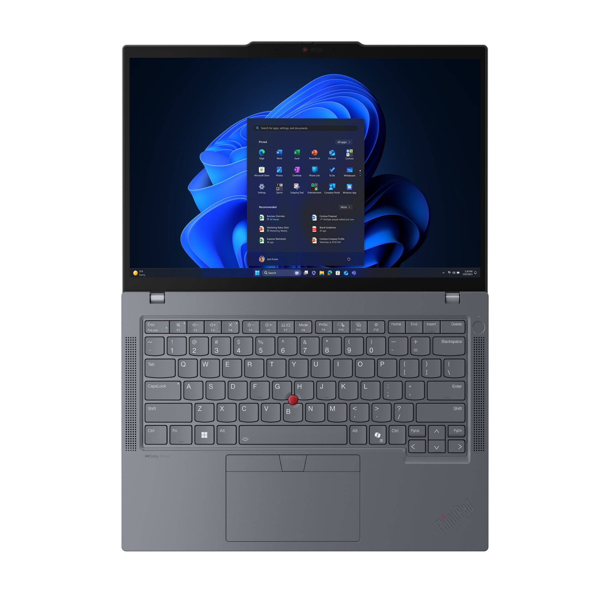 Lenovo ThinkPad T14 Gen 6 (Intel) Intel Core Ultra 7 255U Laptop 14" WUXGA 16 GB DDR5-SDRAM 512 GB SSD Wi-Fi 6E (802.11ax) Windows 11 Pro Gray
