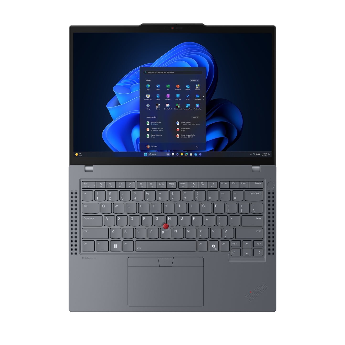 Lenovo ThinkPad T14 Gen 6 (Intel) Intel Core Ultra 5 225U Laptop 14" WUXGA 16 GB DDR5-SDRAM 256 GB SSD Wi-Fi 6E (802.11ax) Windows 11 Pro Gray