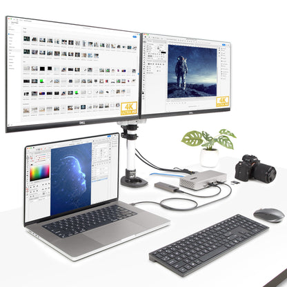 StarTech.com 132N-TB4USB4DOCK laptop dock/port replicator Wired Thunderbolt 4 Gray