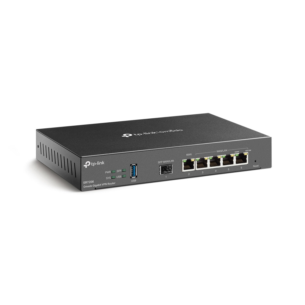 TP-Link Omada ER7206 wired router Gigabit Ethernet Black