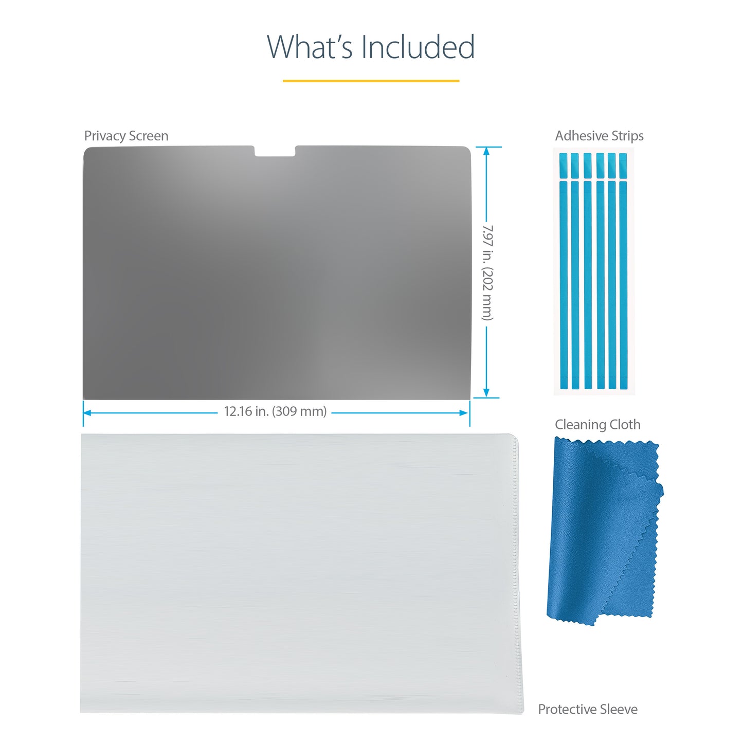 StarTech.com 14M21-PRIVACY-SCREEN display privacy filters 14" Laptop Frameless display privacy filter